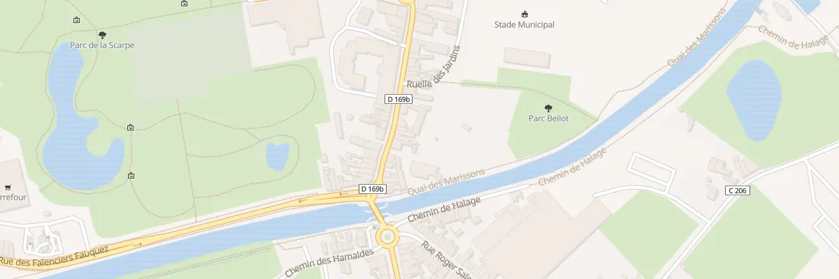 Plan du 69 Rue de Valenciennes à Saint-Amand-les-Eaux
