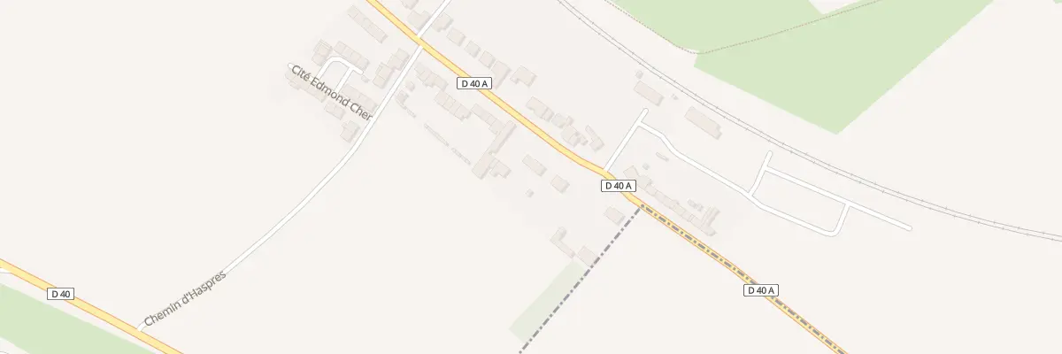 Plan du 970 Rue Alexandre Dumas à Haulchin