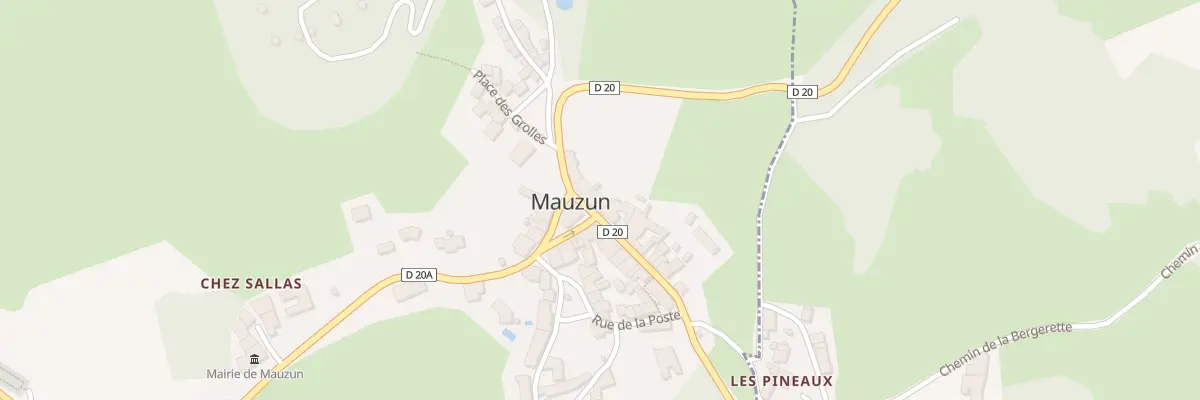 Plan du 5026 Gr Grand Rue à Mauzun