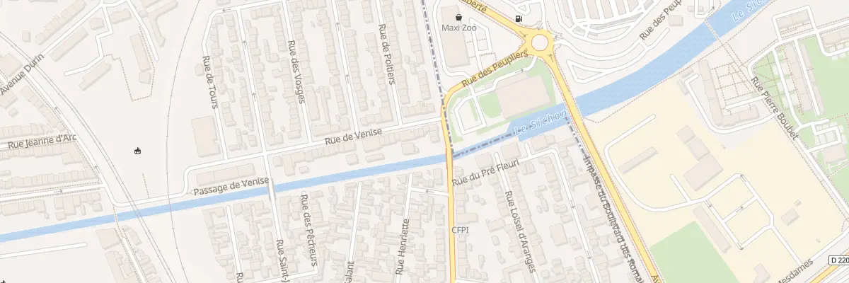 Plan du 54 Rue de Venise à Vichy