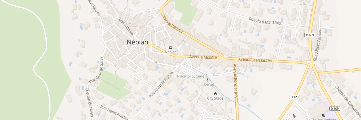 Plan du 6 Pl Joseph Vidal à Nébian