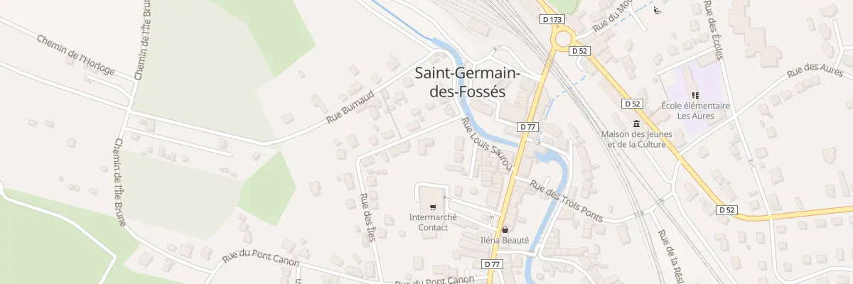 Plan du 5 Rue des Iles à Saint-Germain-des-Fossés