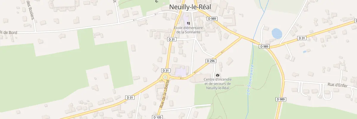 Plan du 10 Rue du Quatorze Juillet à Neuilly-le-Réal