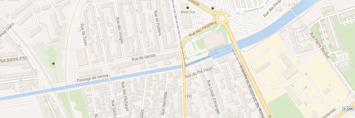 Plan du 55 Bd des Graves à Vichy