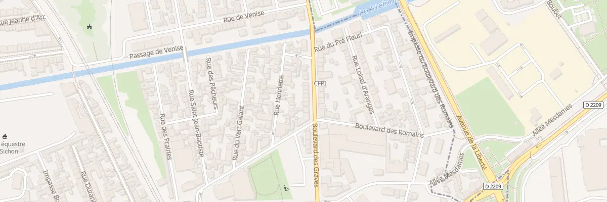 Plan du 29 Bd des Graves à Vichy