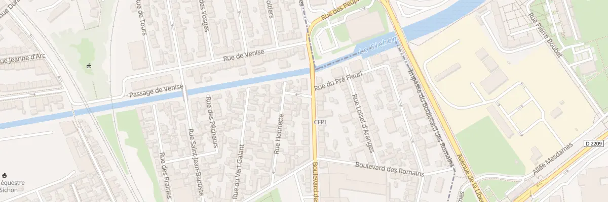 Plan du 47 Bd des Graves à Vichy