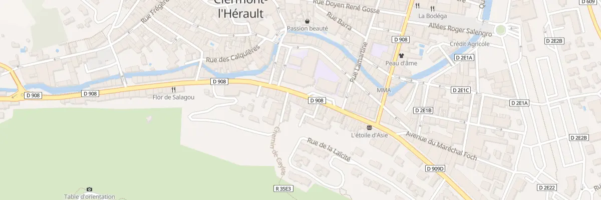 Plan du 22 Rue Coutellerie à Clermont-l’Hérault