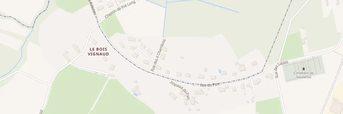 Plan du 26 Rue du Parc à Abrest