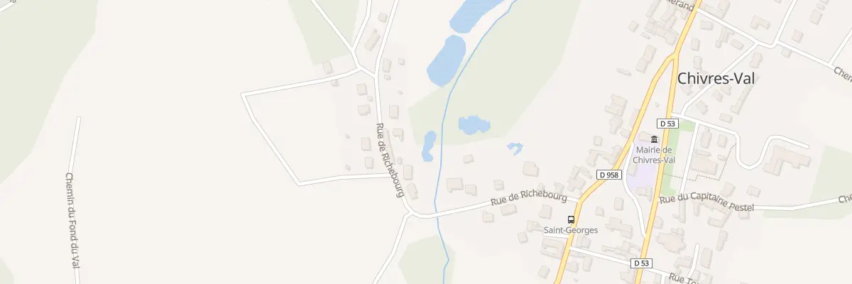 Plan du 4 Rue de Richebourg à Chivres-Val