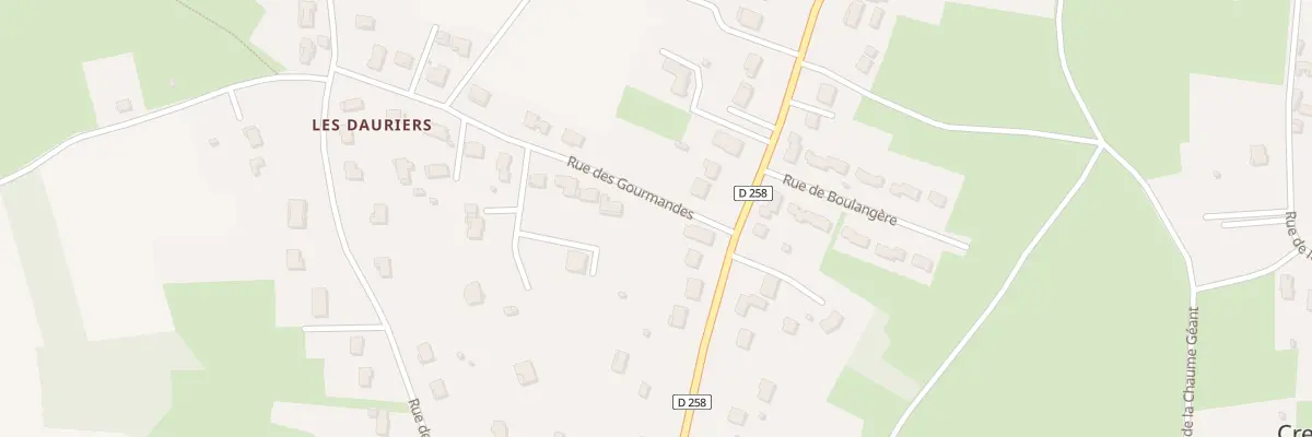 Plan du 1 Rue des Gourmandes à Creuzier-le-Vieux