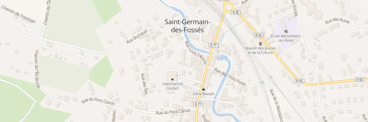 Plan du 4 Imp Louis Saurou à Saint-Germain-des-Fossés