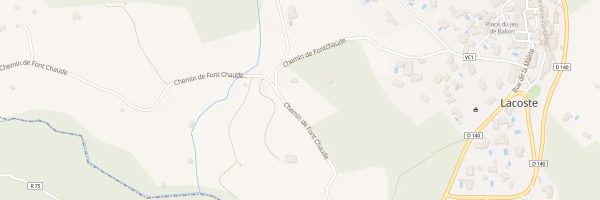 Plan du 5811 La Condamine à Lacoste