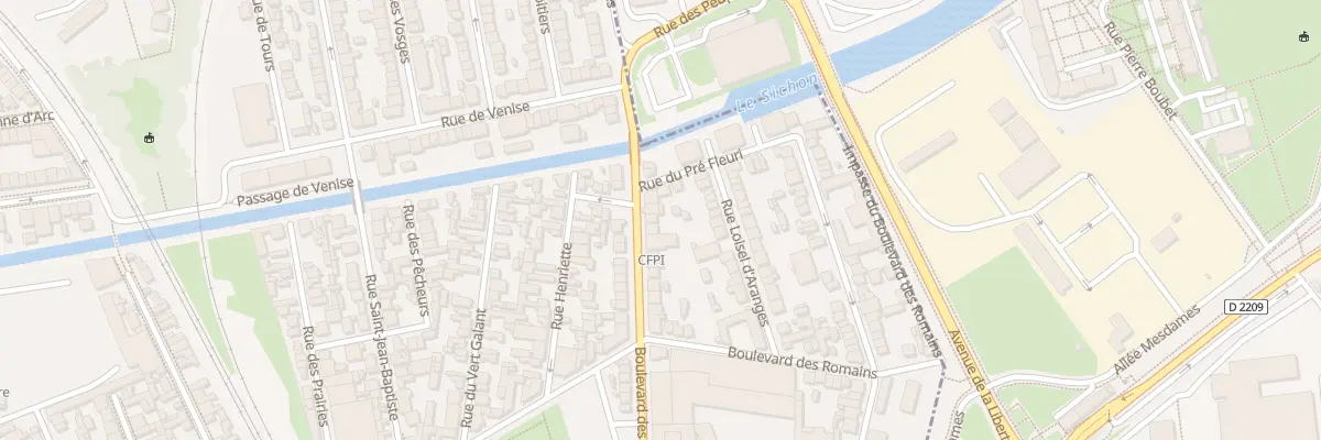 Plan du 42 Bd des Graves à Vichy