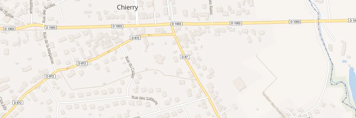 Plan du 2B Rue Maurice Clausse à Chierry
