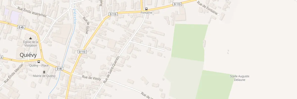 Plan du 44 Rue de Saint-quentin à Quiévy
