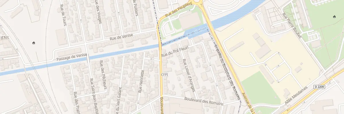 Plan du 8 Rue du Pré Fleuri à Vichy