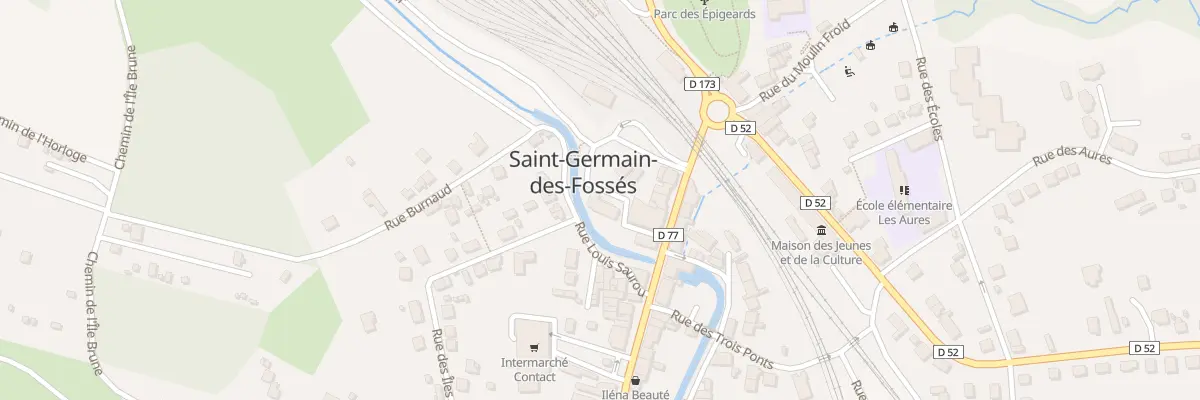 Plan du 8 Rue Pierre Semard à Saint-Germain-des-Fossés