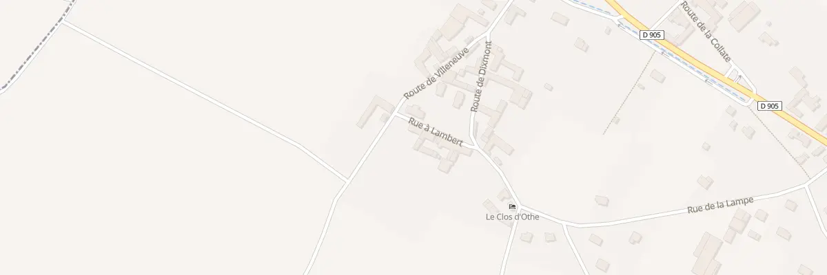 Plan du 1 Rue à Lambert à Vaumort