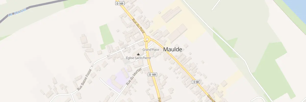 Plan du 2 Gpl Grand Place à Maulde