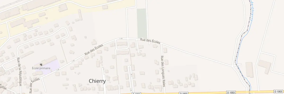 Plan du 24 Rue des Ecoles à Chierry