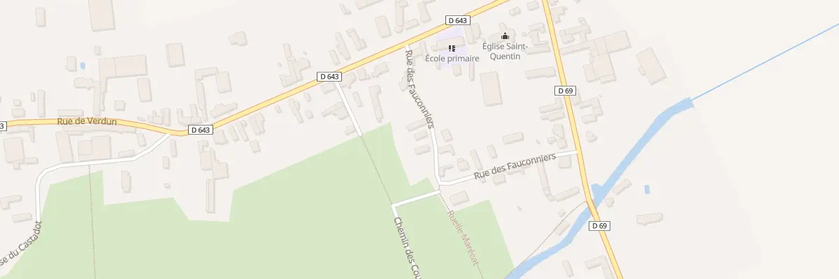 Plan du 11 Rue des Fauconniers à Anguilcourt-le-Sart