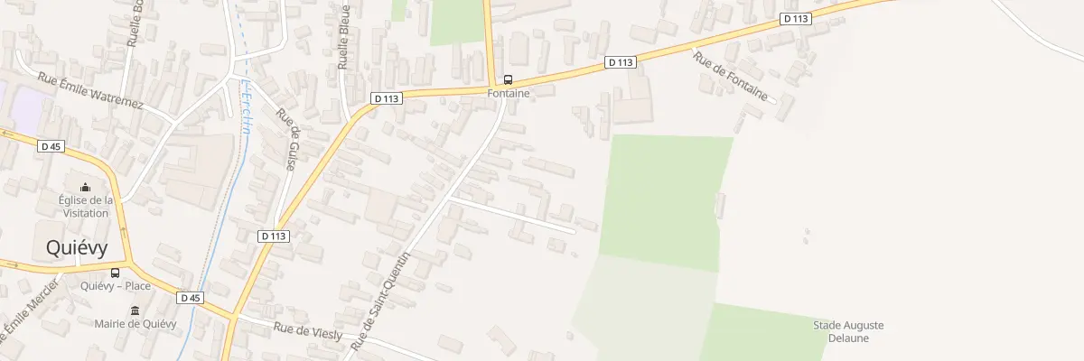 Plan du 56 Rue de Saint-quentin à Quiévy