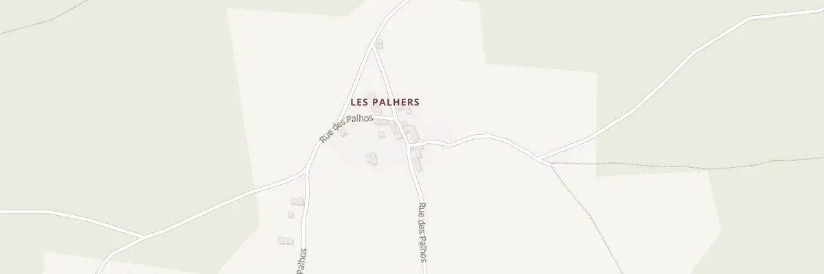 Plan du 5284 Les Palhers à Balsièges