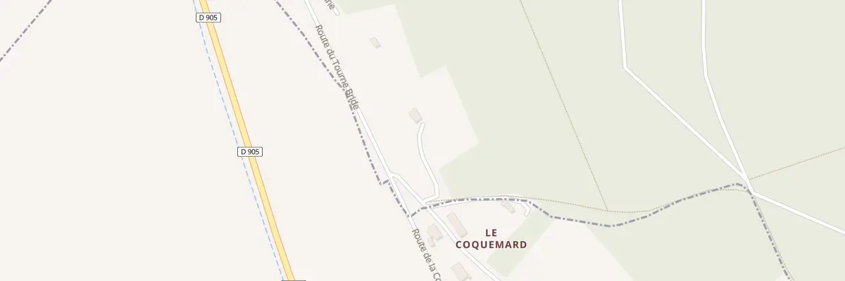 Plan du 27 Rte du Tourne Bride aux Vallées de la Vanne