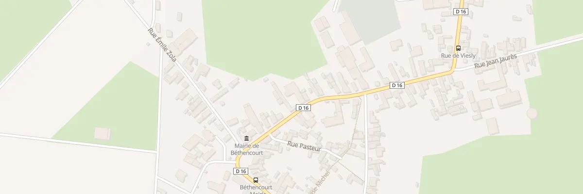 Plan du 22 Rue Jean Jaures à Béthencourt