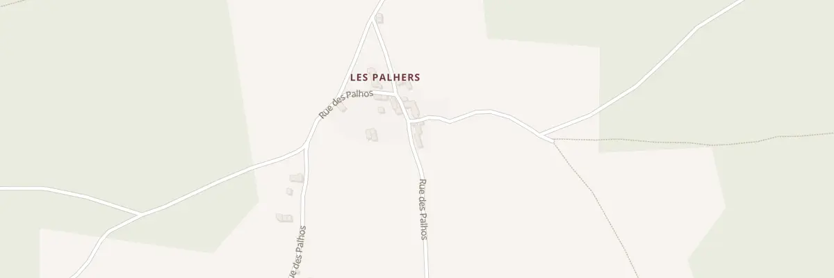 Plan du 5283 Les Palhers à Balsièges