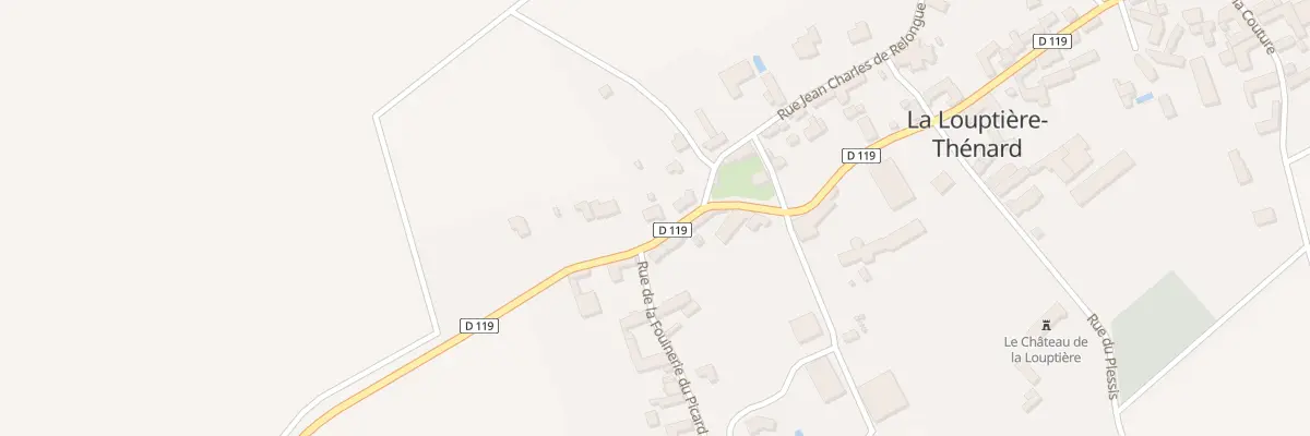Plan du 38 Rue Thenard à La Louptière-Thénard