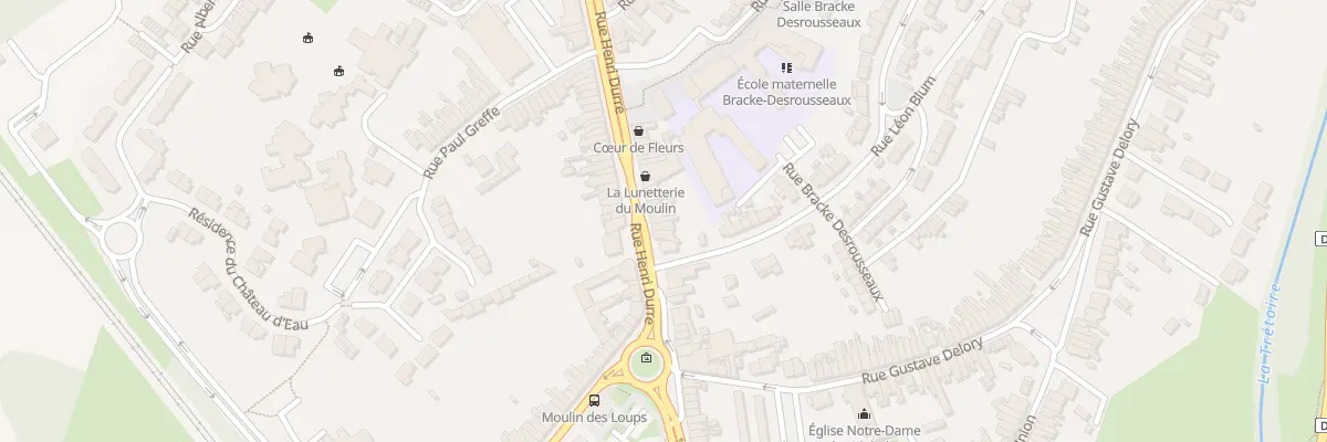 Plan du 545 Rue Henri Durre à Saint-Amand-les-Eaux
