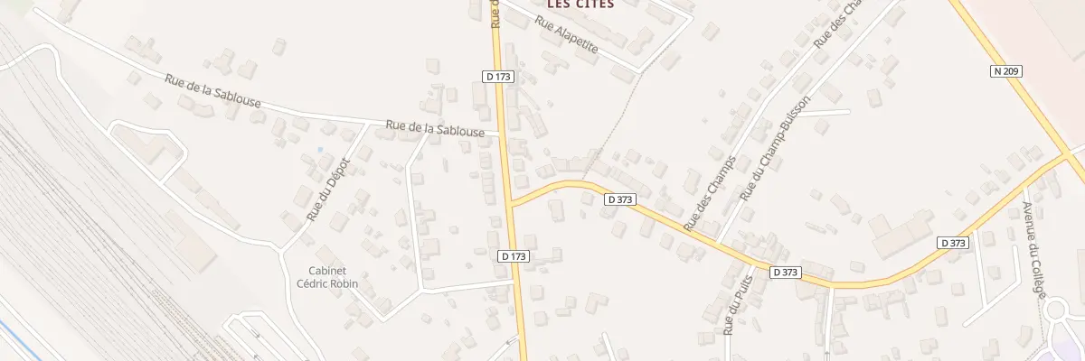 Plan du 3 Rue Teinturière à Saint-Germain-des-Fossés