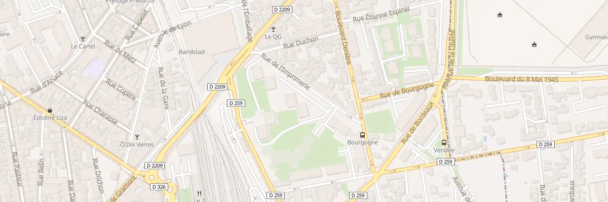 Plan du 10 Rue de l’Imprimerie à Vichy