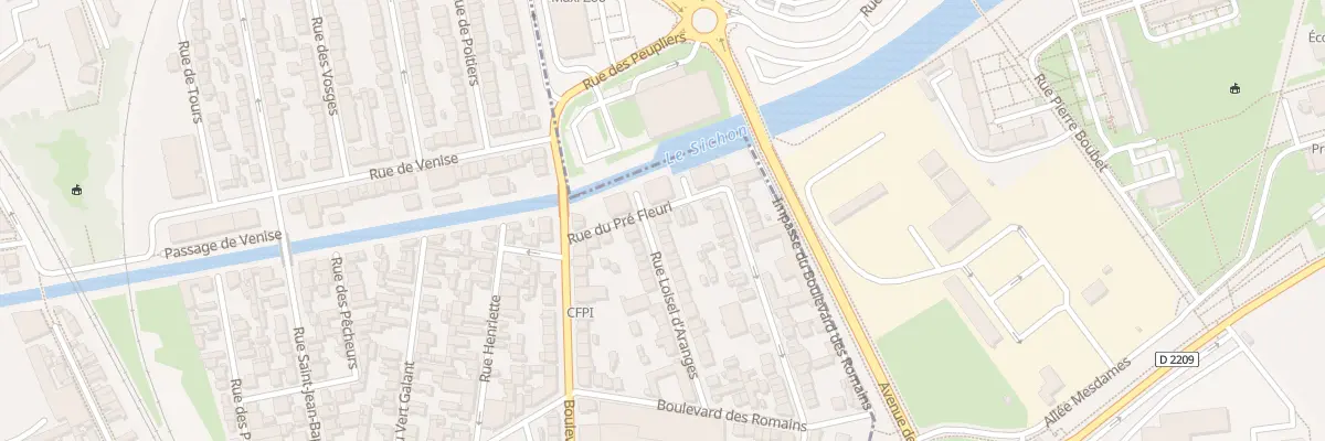 Plan du 38 Rue Loisel d’Aranges à Vichy