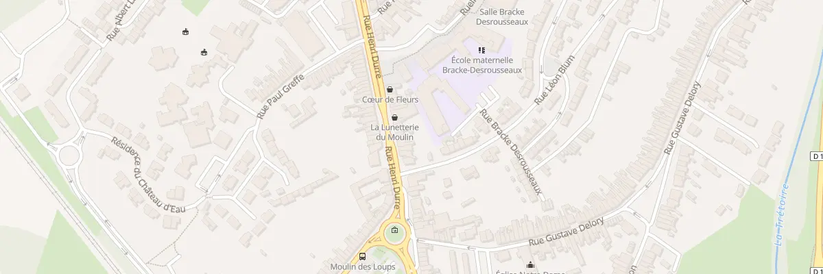 Plan du 543 Rue Henri Durre à Saint-Amand-les-Eaux