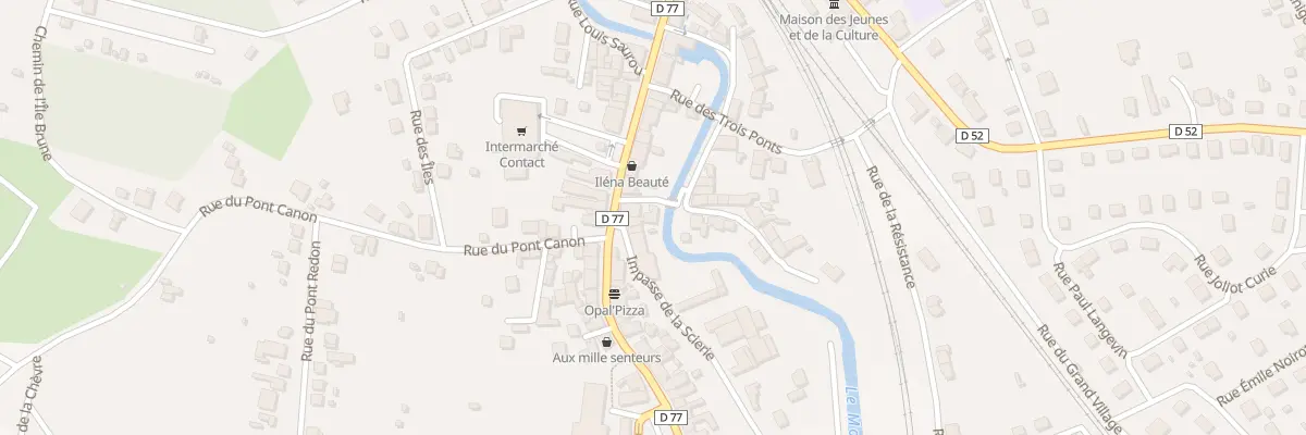Plan du 9002 Quai du Mourgon à Saint-Germain-des-Fossés