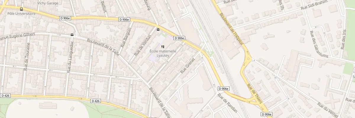 Plan du 26 Rue Lafloque à Vichy