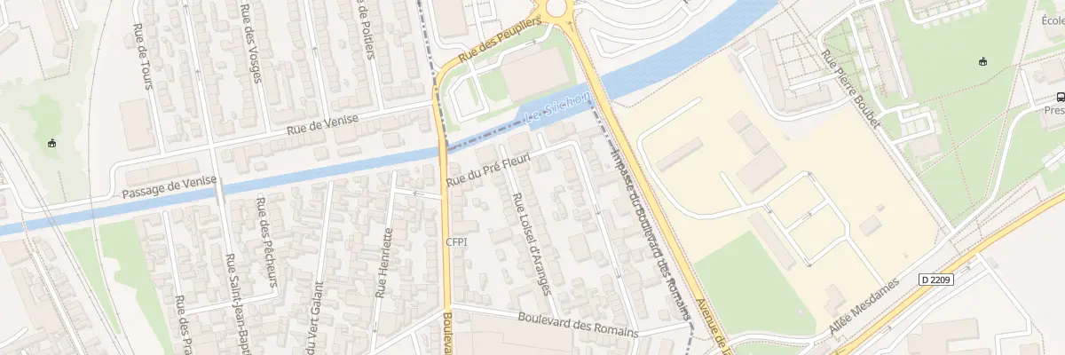 Plan du 34 Rue Loisel d’Aranges à Vichy