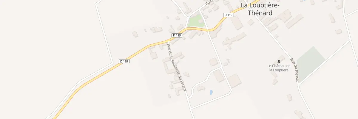 Plan du 3 Rue de la Fouinerie à La Louptière-Thénard