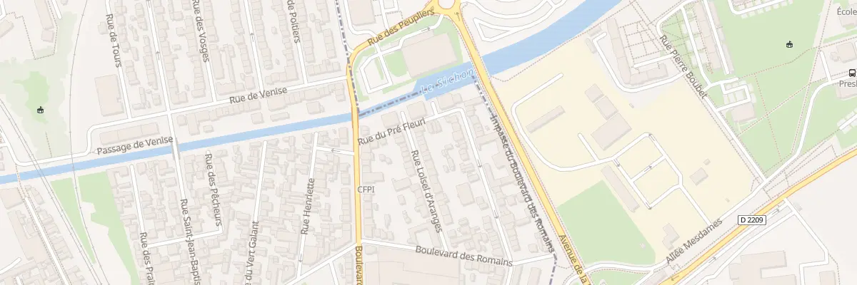 Plan du 32 Rue Loisel d’Aranges à Vichy