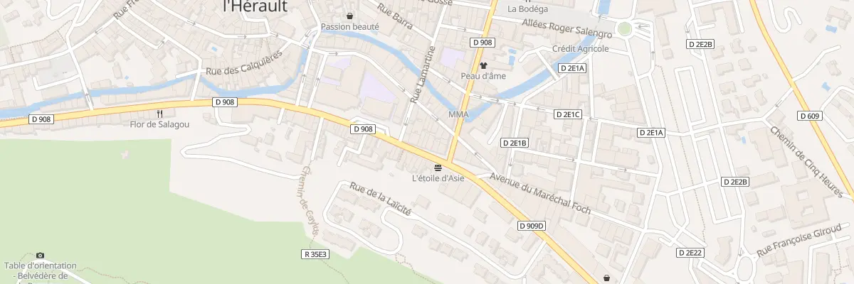 Plan du 47 Rue Coutellerie à Clermont-l’Hérault