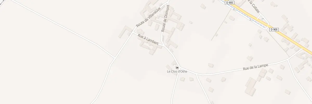 Plan du 7 Rue à Lambert à Vaumort