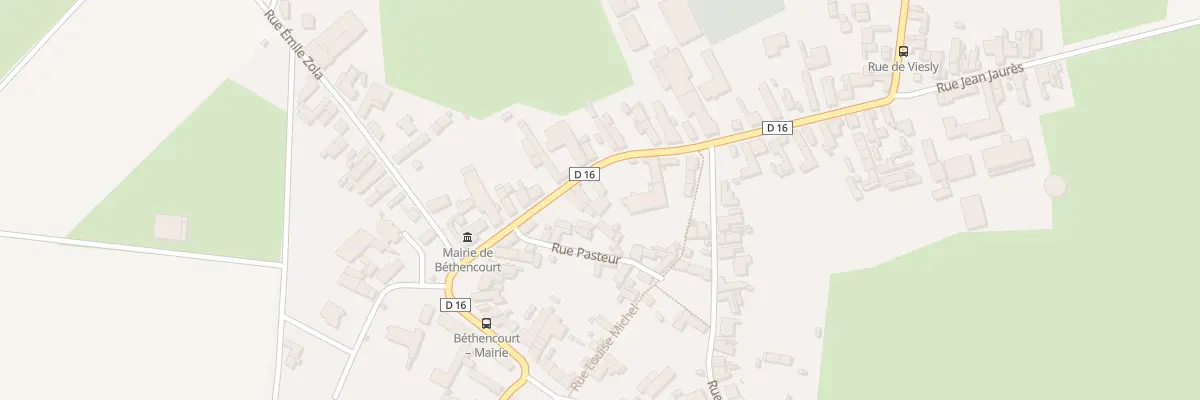 Plan du 11 Rue Jean Jaures à Béthencourt