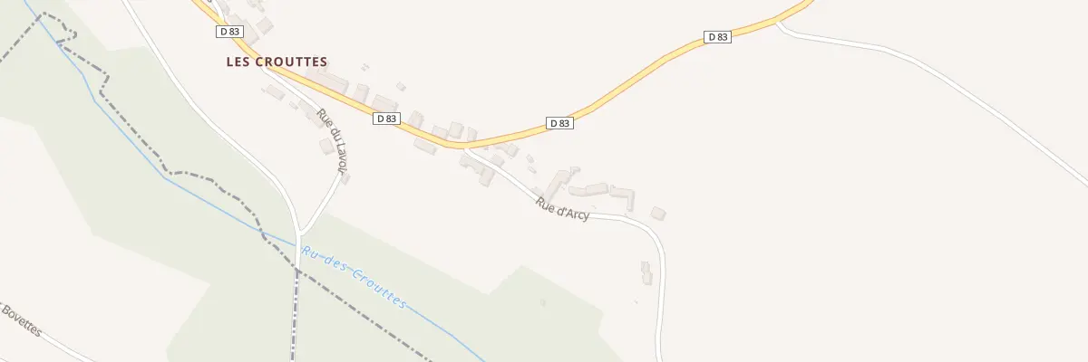 Plan du 6 Rue d’Arcy à Muret-et-Crouttes