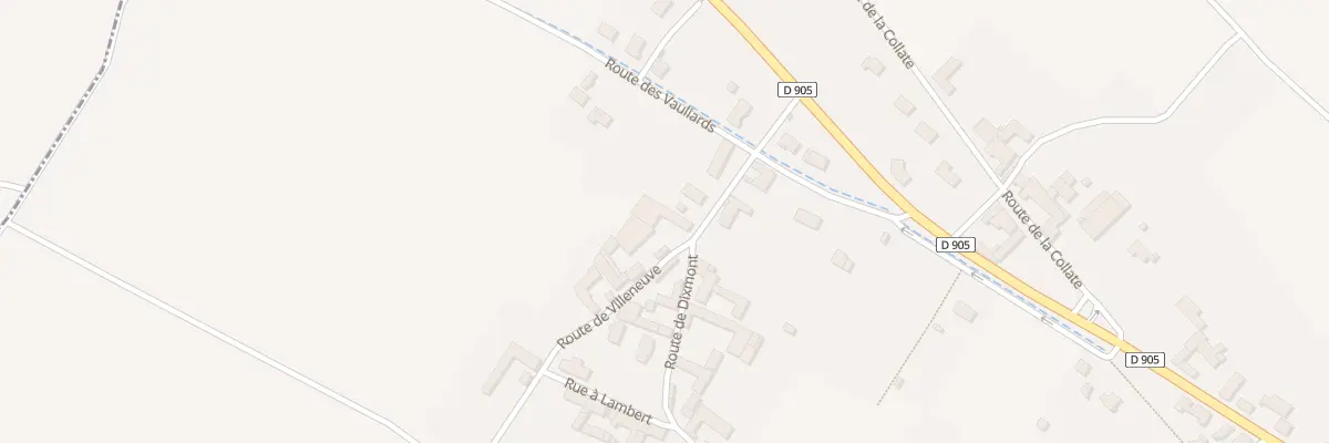 Plan du 7 Rte de Villeneuve à Vaumort