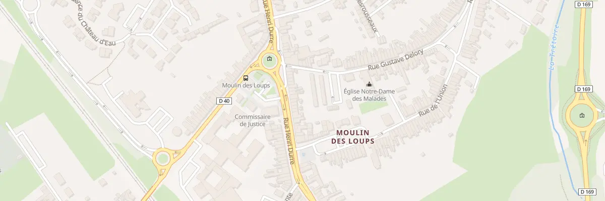 Plan du 707 Rue Henri Durre à Saint-Amand-les-Eaux