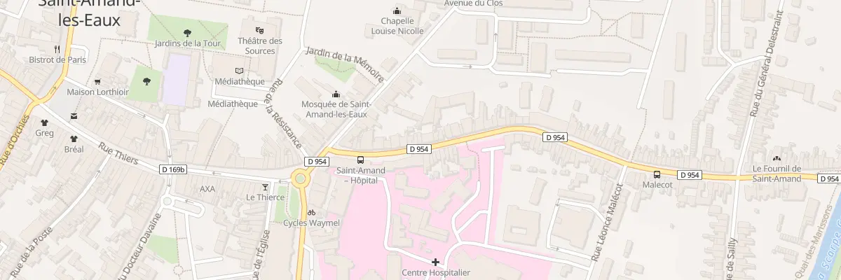 Plan du 21 Rue Louise de Bettignies à Saint-Amand-les-Eaux