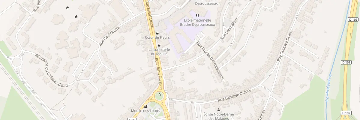 Plan du 1 Rue Léon Blum à Saint-Amand-les-Eaux