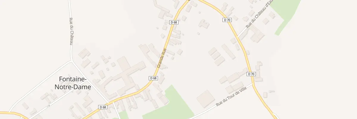 Plan du 70 Gr Gde Rue à Fontaine-Notre-Dame